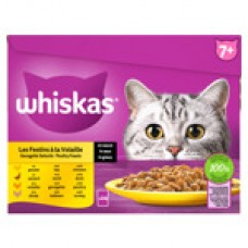 Whiskas MP Pouch senior gevogelte 24 x 85 gr